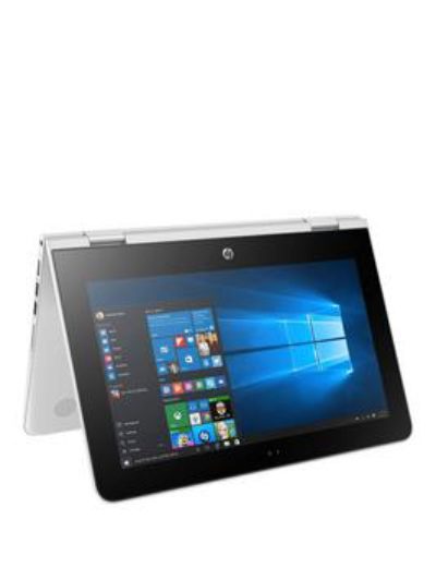 Hp Stream X360 11-Aa003Na, Intel&Reg; Celeron&Reg; Processor, 2Gb Ram, 32Gb Storage, 11.6 Inch Touchscreen 2-In-1 Laptop With 1 Year Office 365 Included - White - Laptop With Mcafee Livesafe